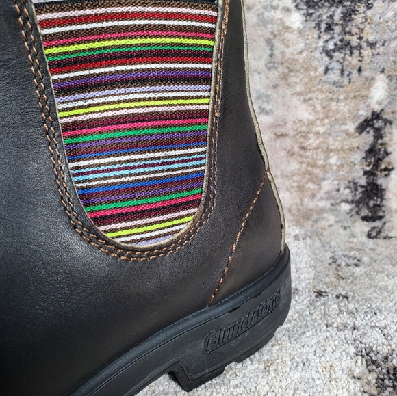 Blundstone Women's 1409 Stripes Chelsea Boot Brown Size 8.5 - Picture 5 of 12